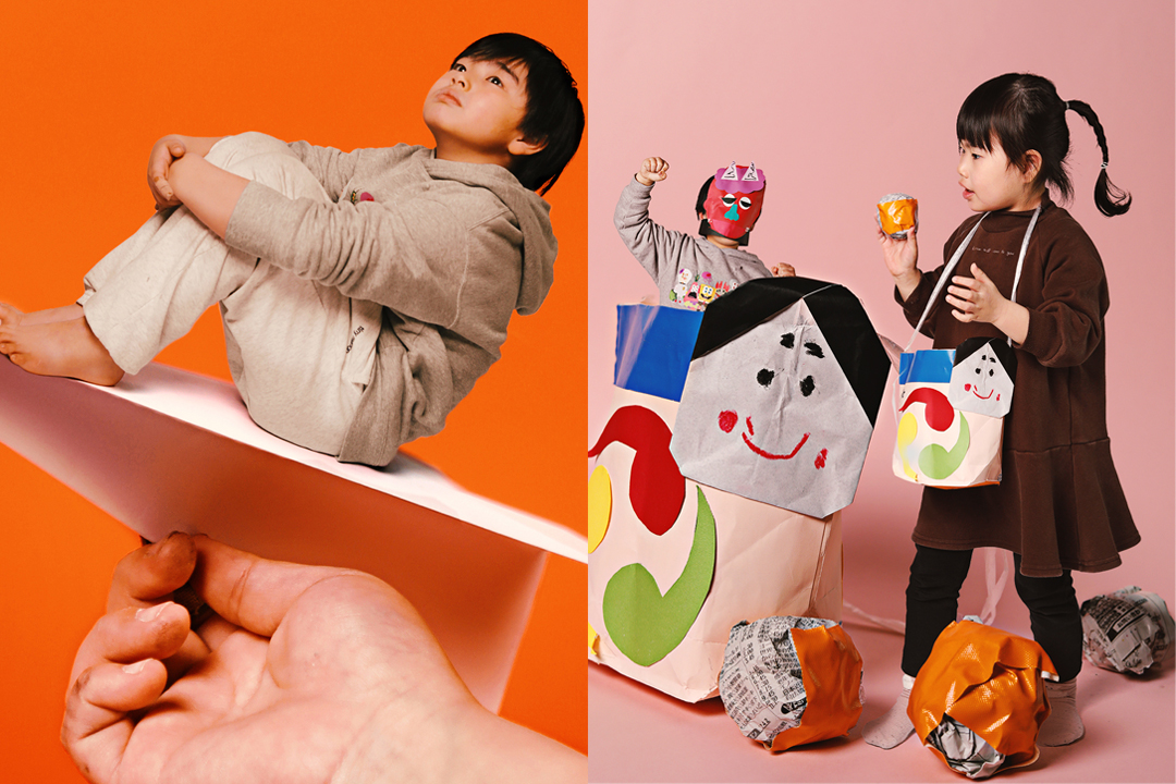 「新潟市でお子様の手作り作品と一緒に撮影する『手作りフォト』サービス。ハグコネ読者様限定9,800円。世界にひとつだけのオリジナル写真をお作りします。」